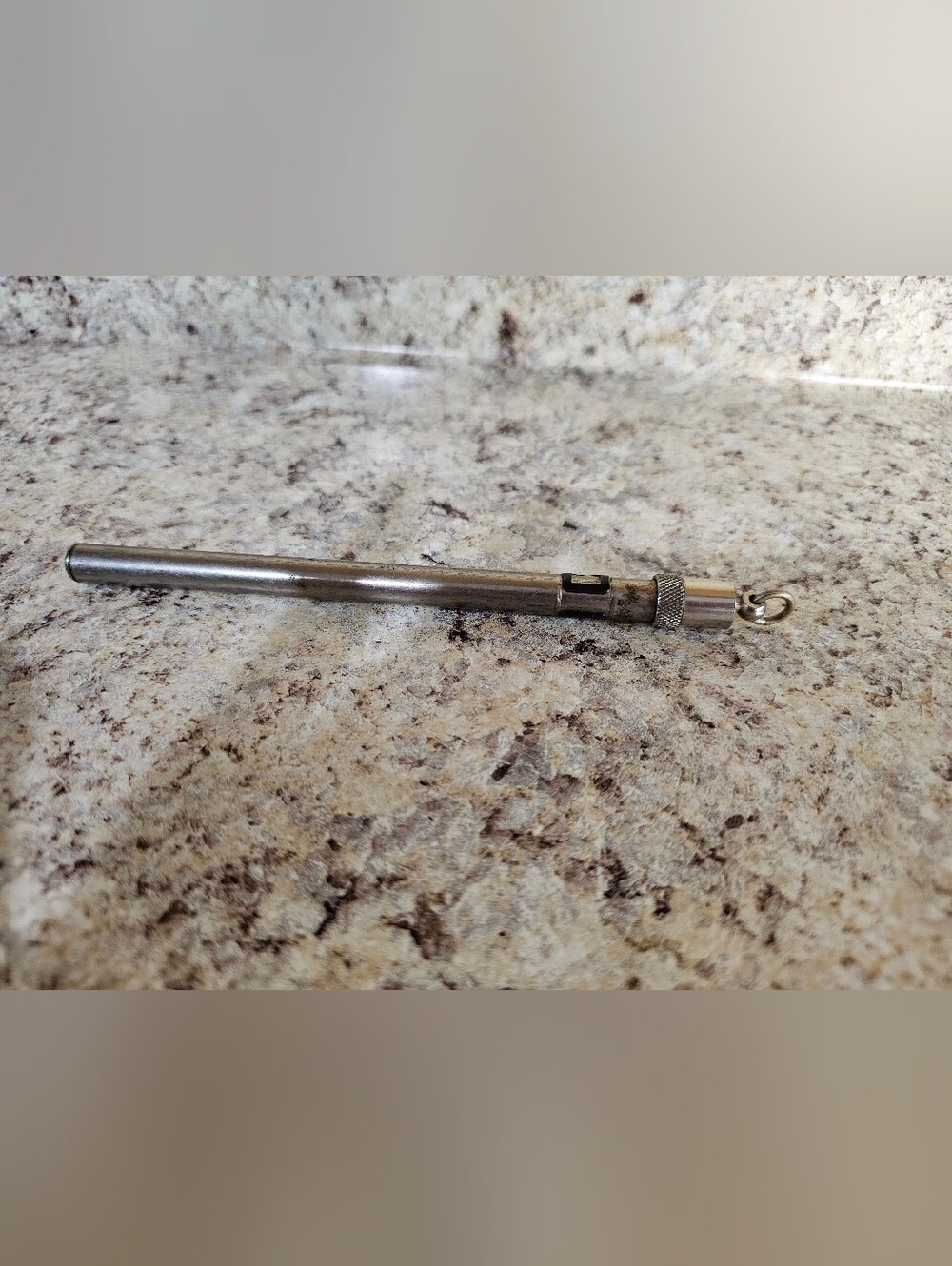 Vintage Thermometer In Metal Case - Picture 2 of 4